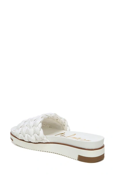 Shop Sam Edelman Ainslie Slide Sandal In Bright White