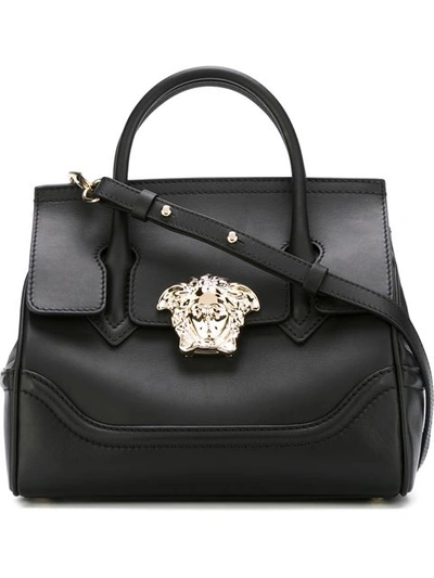 Shop Versace Palazzo Empire Shoulder Bag - Black