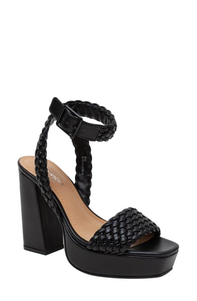 Shop Lisa Vicky Jewel Platform Sandal In Black
