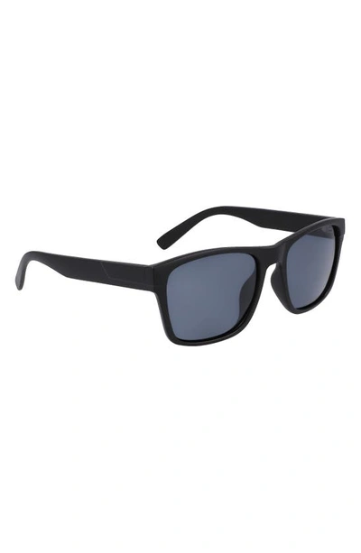 Shop Cole Haan 55mm Polarized Square Sunglasses In Black