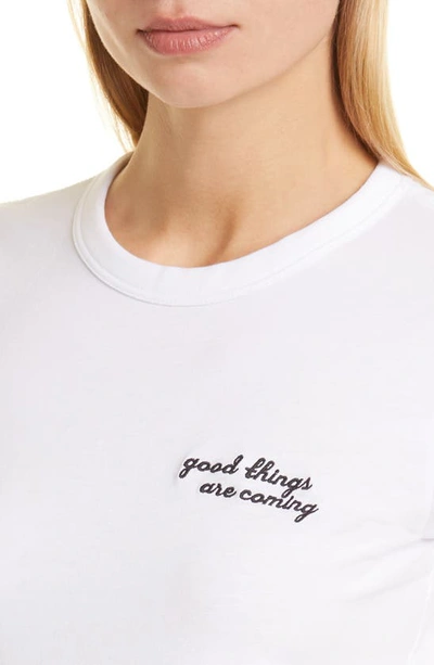 Shop Rag & Bone Good Things Are Coming T-shirt In White