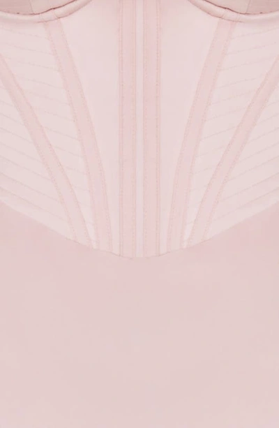 House Of Cb Charmaine Corset Dress In Blush
