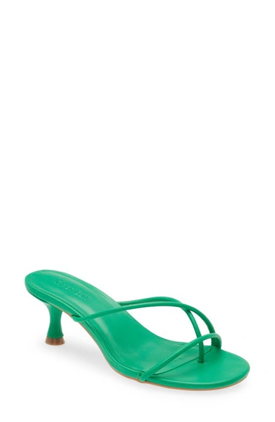 Shop Open Edit Solana Sandal In Green Vibrant