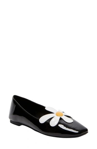 Shop Katy Perry The Evie Daisy Flat In Black