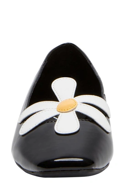 Shop Katy Perry The Evie Daisy Flat In Black