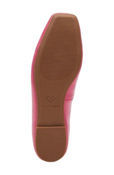 Shop Katy Perry The Evie Daisy Flat In Fuchsia Pink