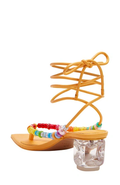 Shop Katy Perry The Cubie Beaded Sandal In Honeycomb