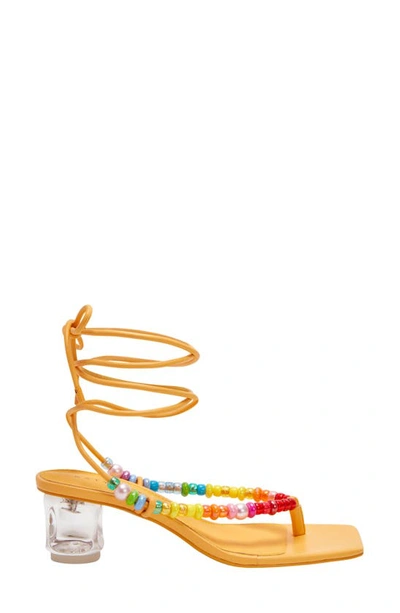 Shop Katy Perry The Cubie Beaded Sandal In Honeycomb