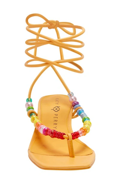 Shop Katy Perry The Cubie Beaded Sandal In Honeycomb