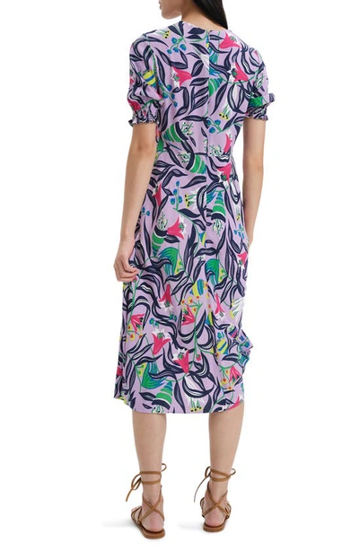 Diane Von Furstenberg Jemma Floral Print Midi Dress In Fanta Floral ...