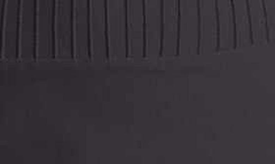 Tadashi Shoji Mesh Stripe Fit & Flare Dress In Black