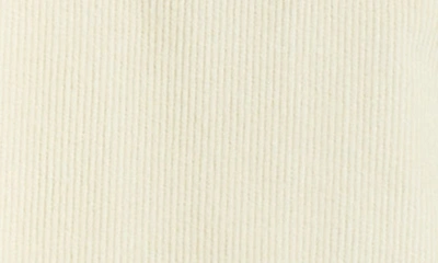 Brixton Bowery Oversize Corduroy Shirt Jacket In Whitecap