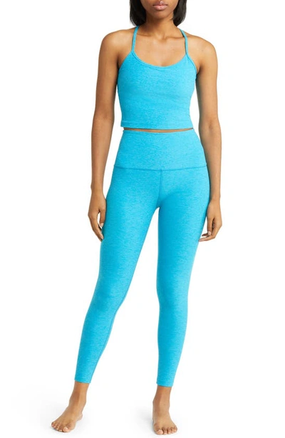 Shop Beyond Yoga Caught In Blue Glow Heather