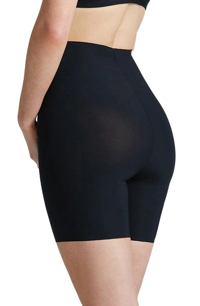 Commando 'control' High Waist Shaping Shorts In Black