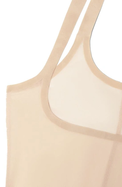 Shop Wolford Tulle Forming Underbust Shaper Dress In Nude
