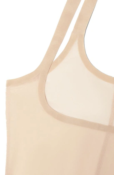 Wolford Tulle Forming Underbust Shaper Dress In Nude