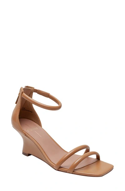 Shop Linea Paolo Violeta Wedge Sandal In Desert