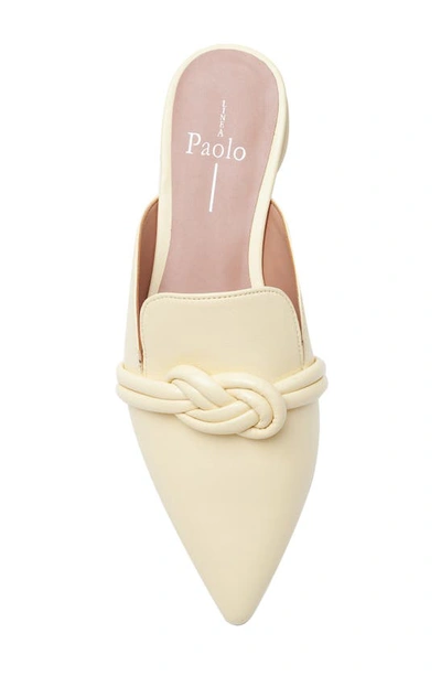 Shop Linea Paolo Azelia Pointed Toe Mule In Yellow