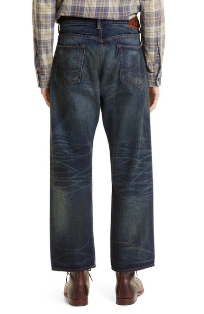 Polo Ralph Lauren Vintage Straight Leg Jeans In Givins Wash