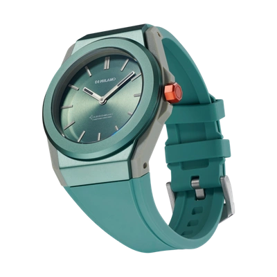 Shop D1 Milano Watch Carbonlite 40.5mm In Blue