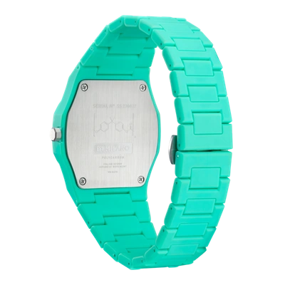 Shop D1 Milano Watch Polycarbon 40.5mm In Blue/green