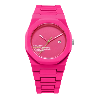 Shop D1 Milano Watch Polycarbon 40.5mm In Pink
