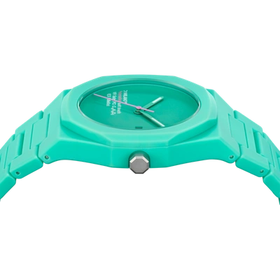 D1 Milano Watch Polycarbon 40.5mm In Blue/green