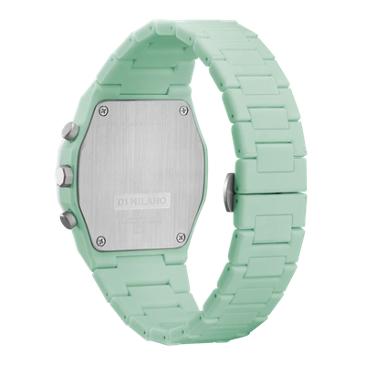 Shop D1 Milano Watch Polychrono 40.5mm In Green/white