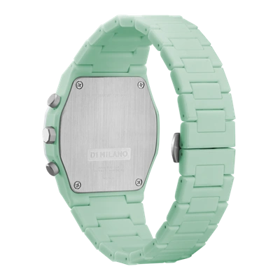 D1 Milano Watch Polychrono 40.5mm In Green/white