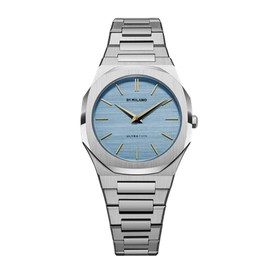 D1 Milano Ultra Thin 34mm In Blue/silver