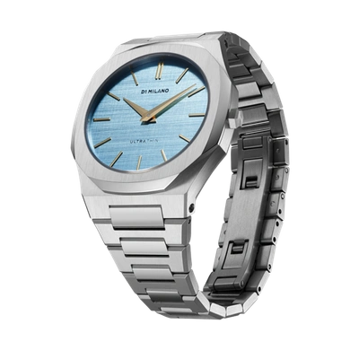 D1 Milano Ultra Thin 34mm In Blue/silver