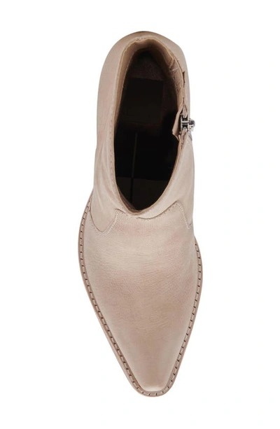 Dolce Vita Volli Pointed Toe Bootie In Dune Nubuck