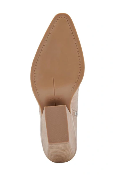 Dolce Vita Volli Pointed Toe Bootie In Dune Nubuck