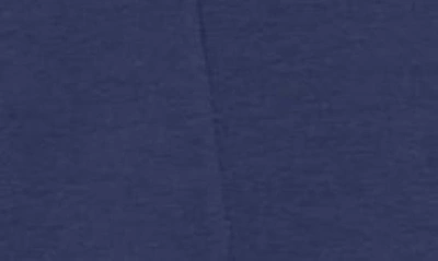 Stone Rose Loop Back Knit Shorts In Navy