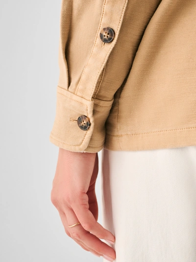 Shop Faherty Stretch Surplus Savannah Jacket In Safari