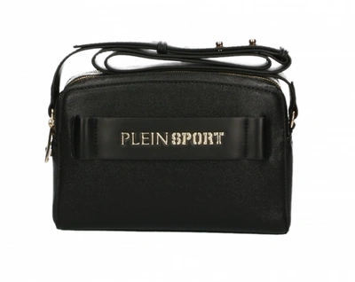 Shop Plein Sport Black Polyurethane Crossbody Women's Bag