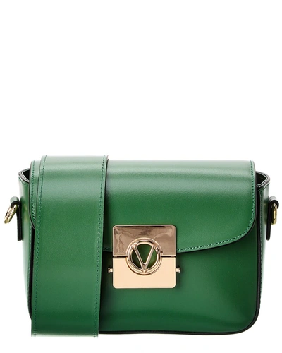 Shop Valentino By Mario Valentino Jasmine Rope Guitar Leather Shoulder Bag In Green
