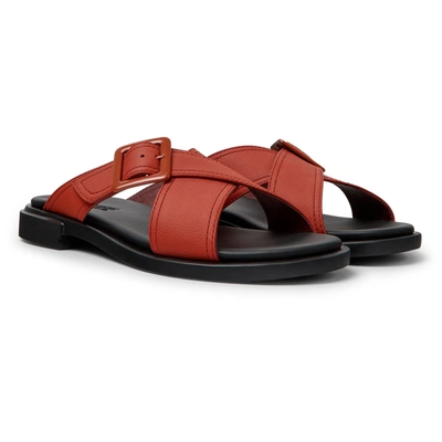 Camper Edy Strappy Sandals In Red
