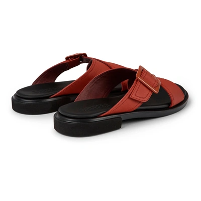 Camper Edy Strappy Sandals In Red