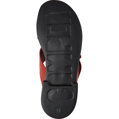 Camper Edy Strappy Sandals In Red
