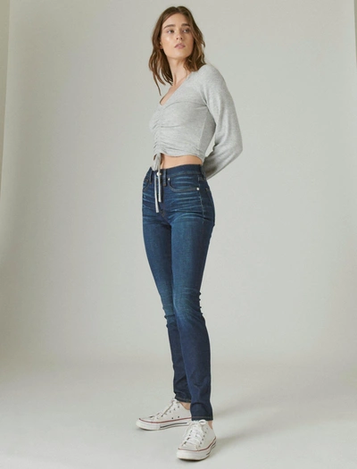 Shop Lucky Brand Women's Bridgette Skinny Jean In Blue