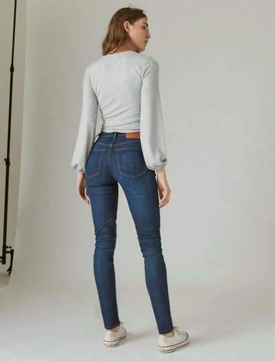 Shop Lucky Brand Women's Bridgette Skinny Jean In Blue