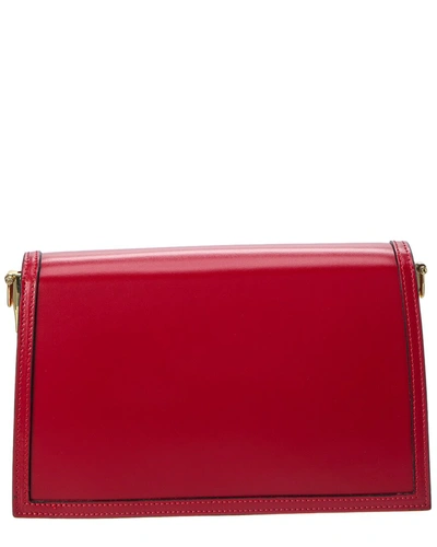 Shop Valentino By Mario Valentino Mina Rope Guitar Leather Crossbody In Red