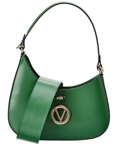 Shop Valentino By Mario Valentino Camila Rope Guitar Leather Shoulder Bag In Green