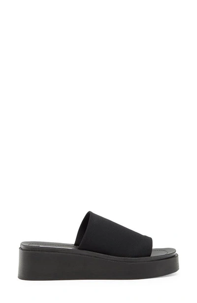 Shop Steve Madden Gimmee Platform Wedge Sandal In Black