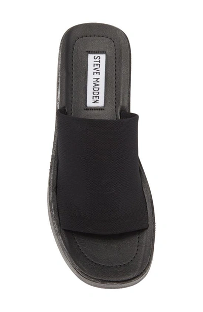 Shop Steve Madden Gimmee Platform Wedge Sandal In Black
