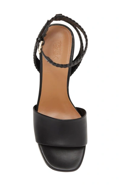 Shop Nordstrom Rack Aliana Block Heel Platform Sandal In Black