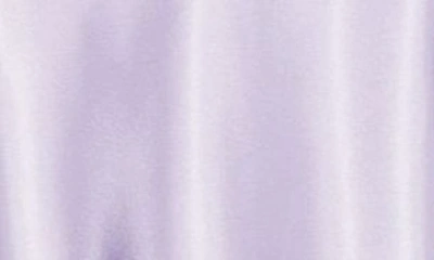 Shop Bebe Satin Cowl Neck Midi Dress In Lilac