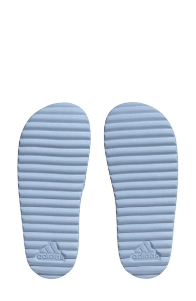 Shop Adidas Originals Adilette Sandal In Dawn/ Met./ Blue Fusion