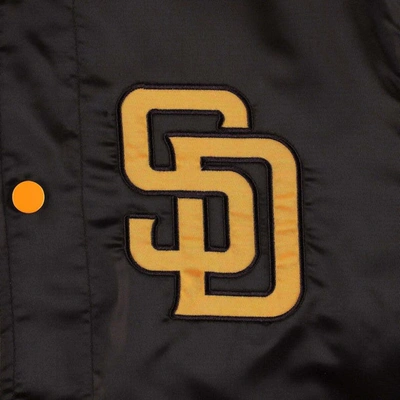 Shop Starter Brown San Diego Padres Midfield Satin Full-snap Varsity Jacket